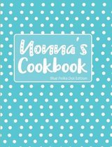 Nonna's Cookbook Blue Polka Dot Edition