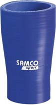 Samco Sport Samco Verloopstuk recht blauw - Lengte 102mm - Ø45>32mm