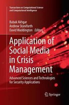 Transactions on Computational Science and Computational Intelligence- Application of Social Media in Crisis Management