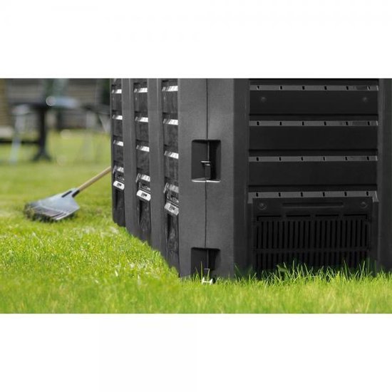Compostsysteem zwart 1200 liter - 3 vaten van Merkloos	 — afbeelding 2