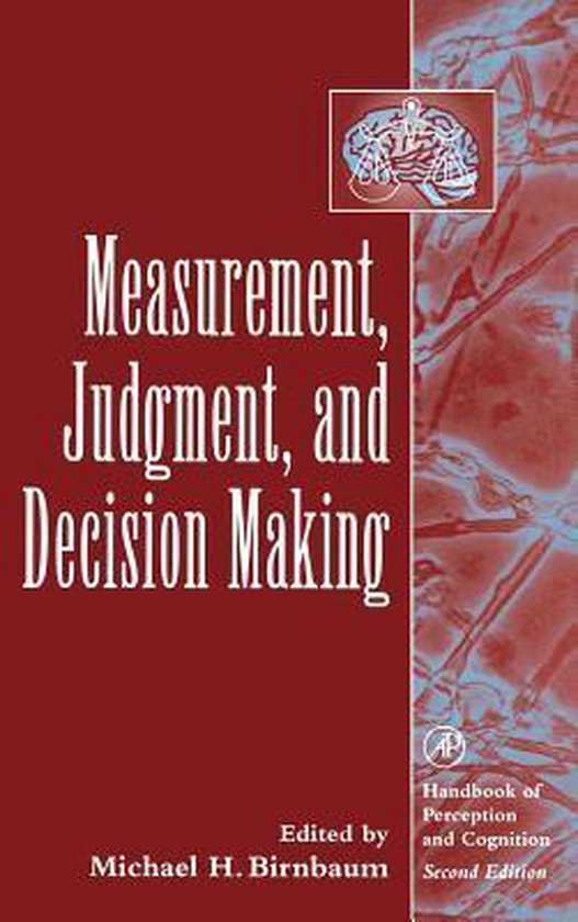 Measurement, Judgment, and Decision Making - cover