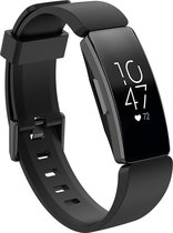 KELERINO. Bracelet en Siliconen pour Fitbit Inspire (HR) - Zwart - Petit