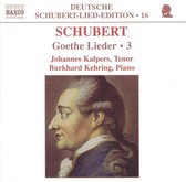 Johannes Kalpers & Burkhard Kehring - Schubert: Goethe-Lieder 3 (CD)
