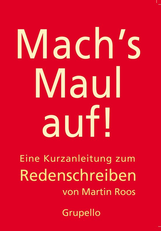 Mach's Maul auf - cover