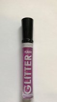 Leticia Well - Glitter Lipgloss - Roze/Transparant met zilver glitters - nummer 34 - 1 kunststof flesje met applicator en 6 ml. inhoud