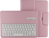 For Samsung Galaxy Tab S 10.5 / T800 Bluetooth Keyboard Litchi Texture Leather Case with Sleep / Wake-up Function & Holder(Pink)