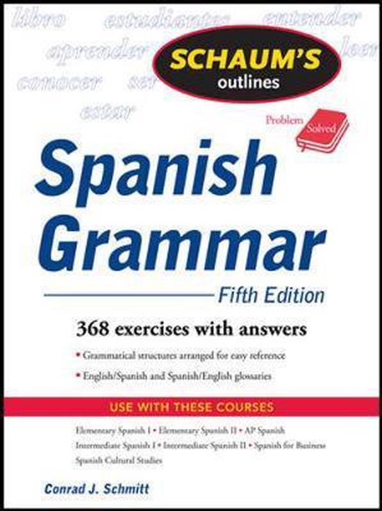 Schaum'S Outline Of Spanish Grammar - cover