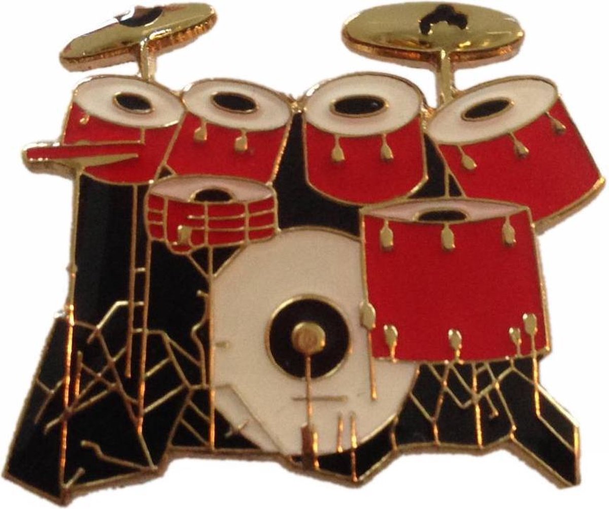 Speldje 7-delig drumstel, rood