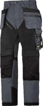 Snickers Ruffwork werkbroek 6202-5804 SteelGrey/Black mt.64