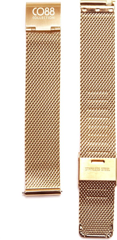 CO88 Collection Horlogeband 5 MTS015 Mesh Horlgeband - Ø16 mm - Rosékleurig