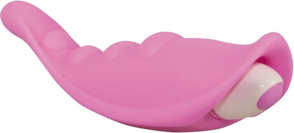 Sweet Smile – Ergonomische Opleg Vibrator in Blad Vorm voor Clitoris Stimulatie met Massage Noppen - Roze