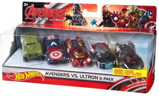 hot wheels avengers 5 pack
