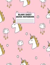 Blank Sheet Music Notebook