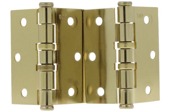 Starx kogelscharnier 76x76 vermessingd 2 st. - 8711332199707