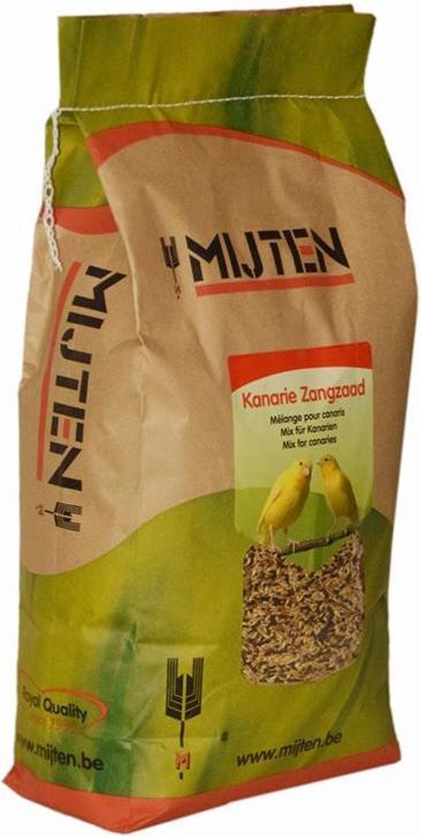 Mijten Kanarievoer Zangzaad - Kanariezaad Vogelvoer - Complete Zadenmix - Kooivogels Zangkanaries - 20kg