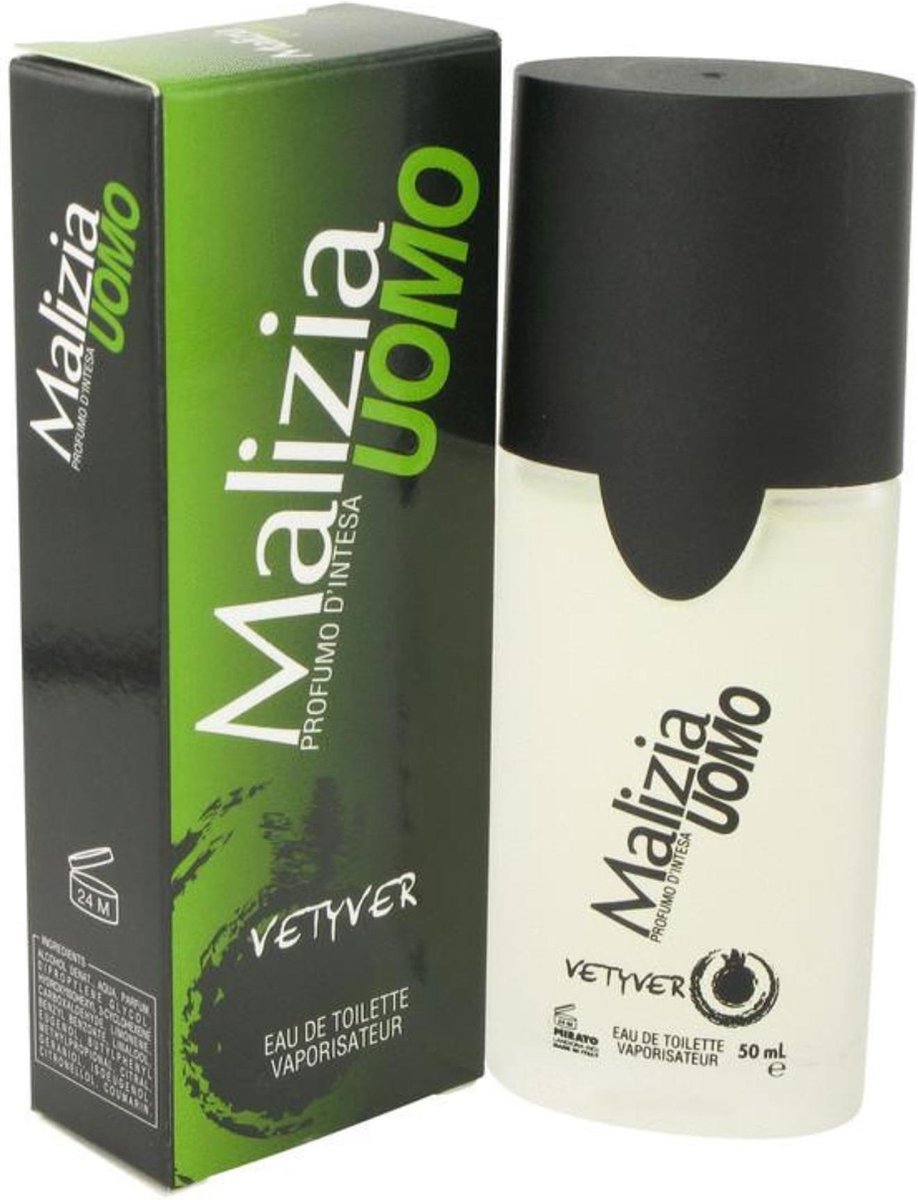 Malizia Uomo by Vetyver 50 ml - Eau De Toilette Spray