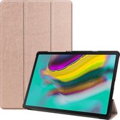 Samsung Galaxy Tab S5e 10.5 2019 Hoesje Book Case Cover rose Goud