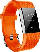 YONO Special Edition Bandje Oranje geschikt voor FitBit Charge 2