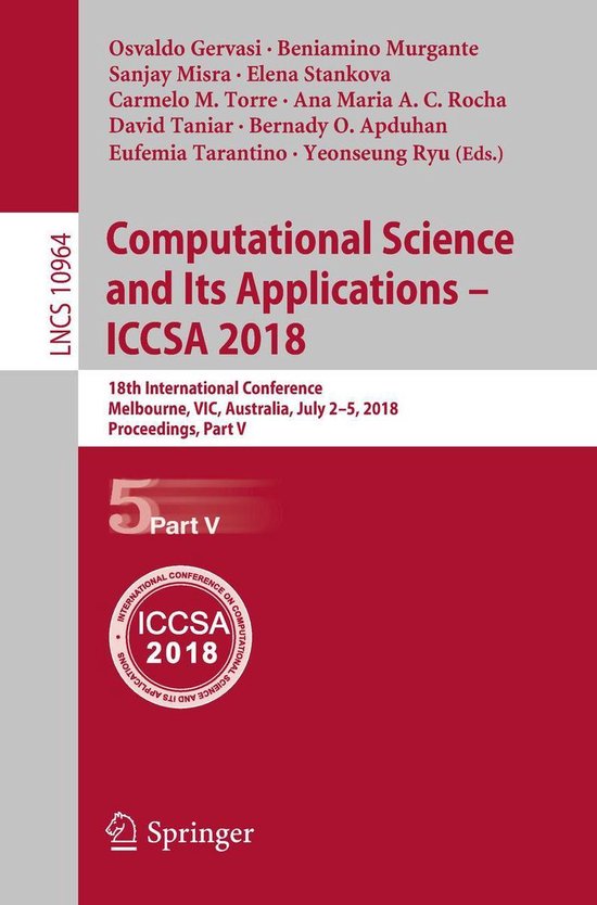Springer Nature Proceedings Computer Science 5 - Computation ... - cover