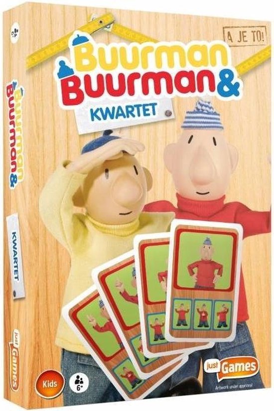 Just Games Kwartet Buurman En Buurman - Kaartspel