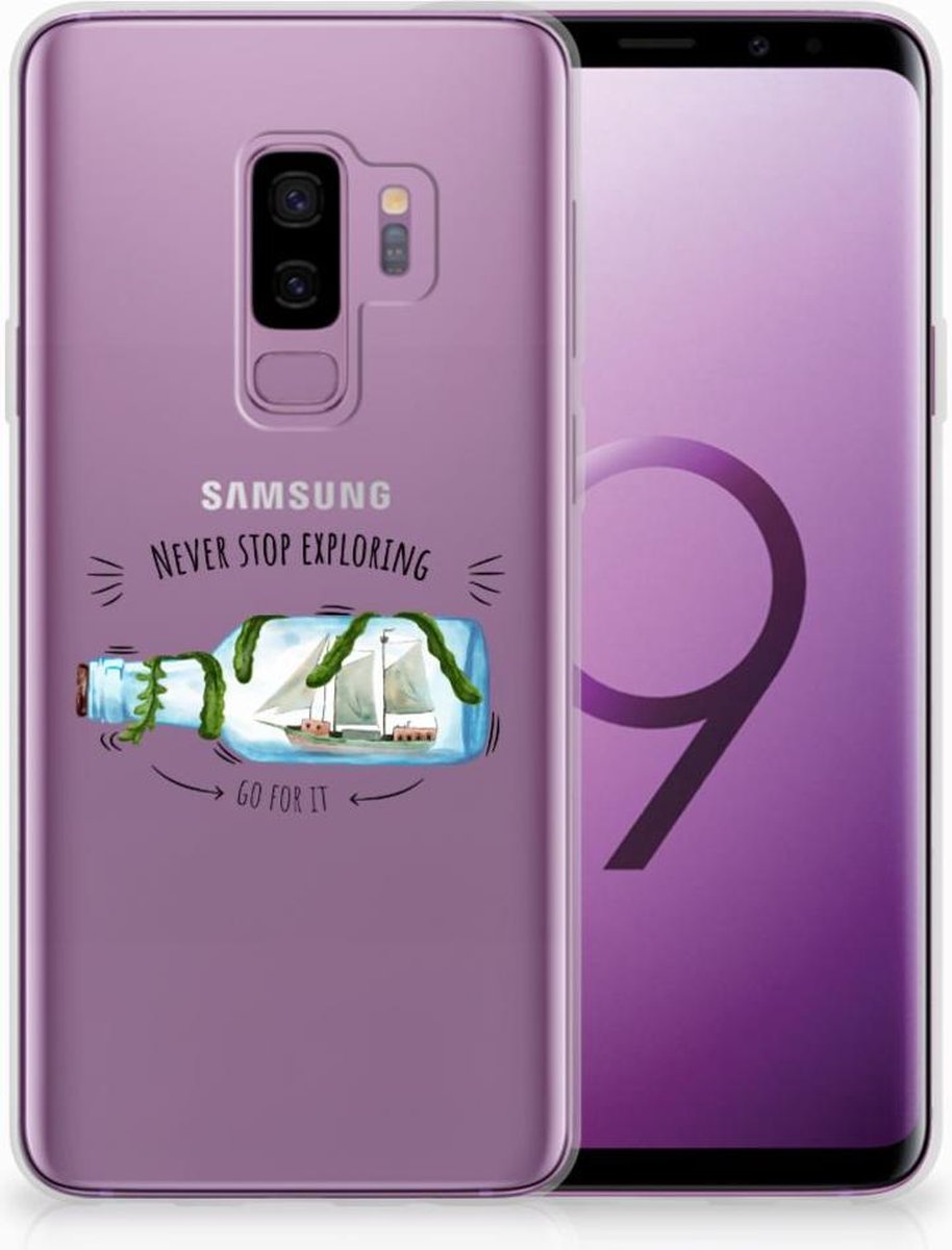 Samsung Galaxy S9 Plus Telefoonhoesje met Naam Boho Bottle
