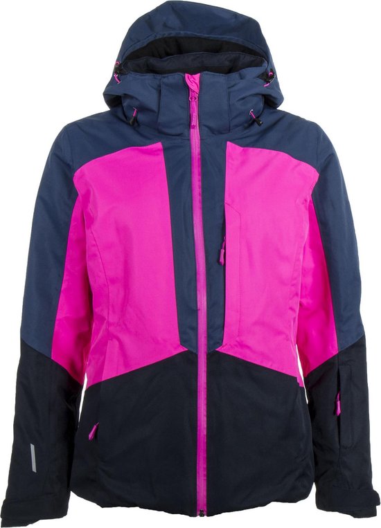 Icepeak Kate Ski Jas Dames Wintersportjas - Maat L - Vrouwen - roze/blauw |  bol.com