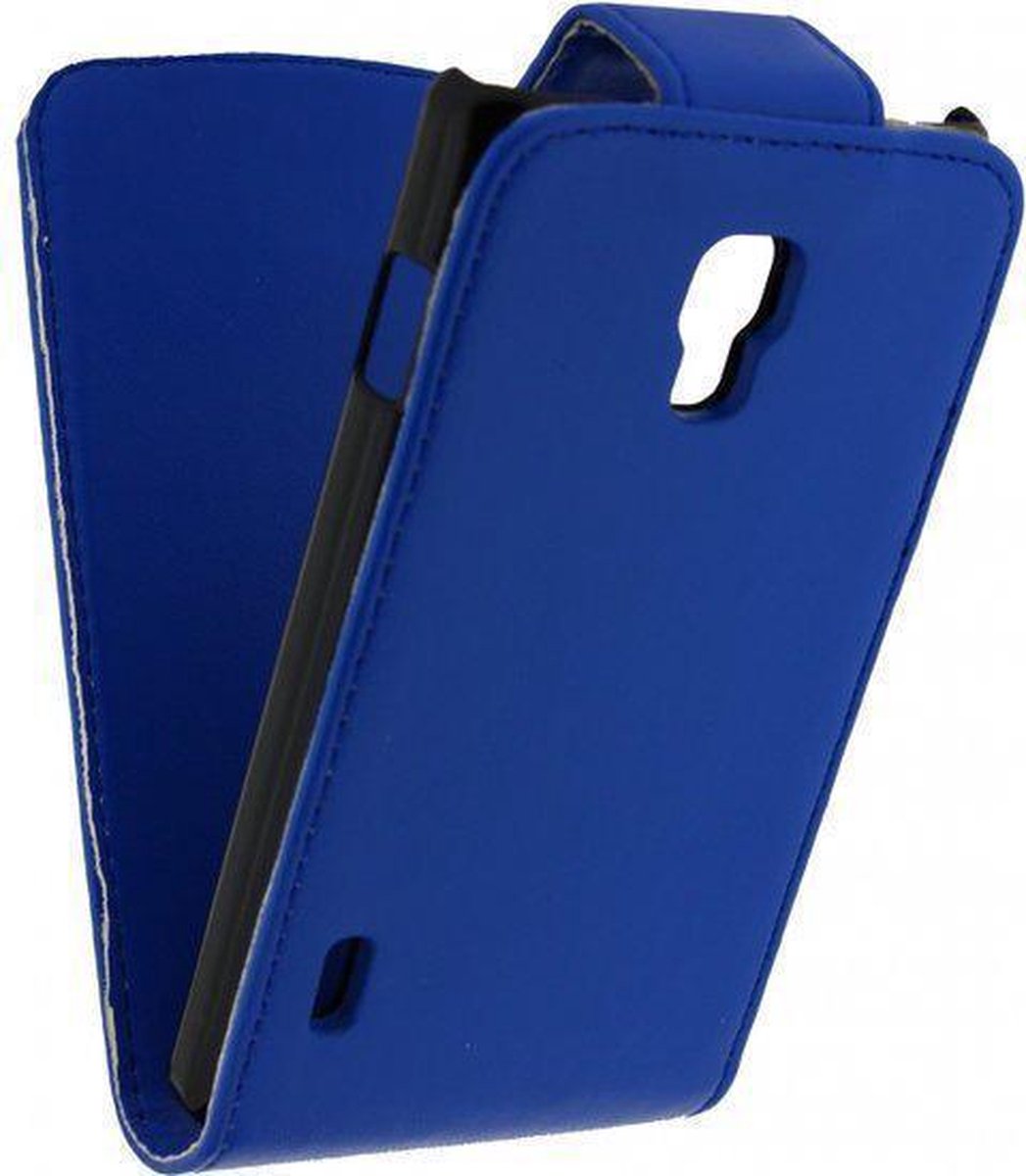 Xccess Leather Flip Case LG Optimus L7 II Blue