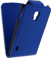 Xccess Leather Flip Case LG Optimus L7 II Blue