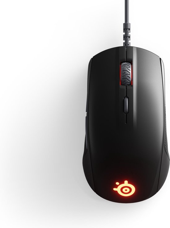 Steelseries Rival 110 USB Optische Gaming Muis 7200 DPI Zwart bol