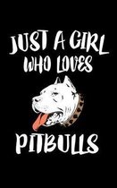 Just A Girl Who Loves Pitbulls