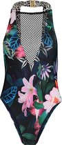 Sapph Cal? des Moro Bathingsuit Dames Badpak - Tropical Flower - Maat 38