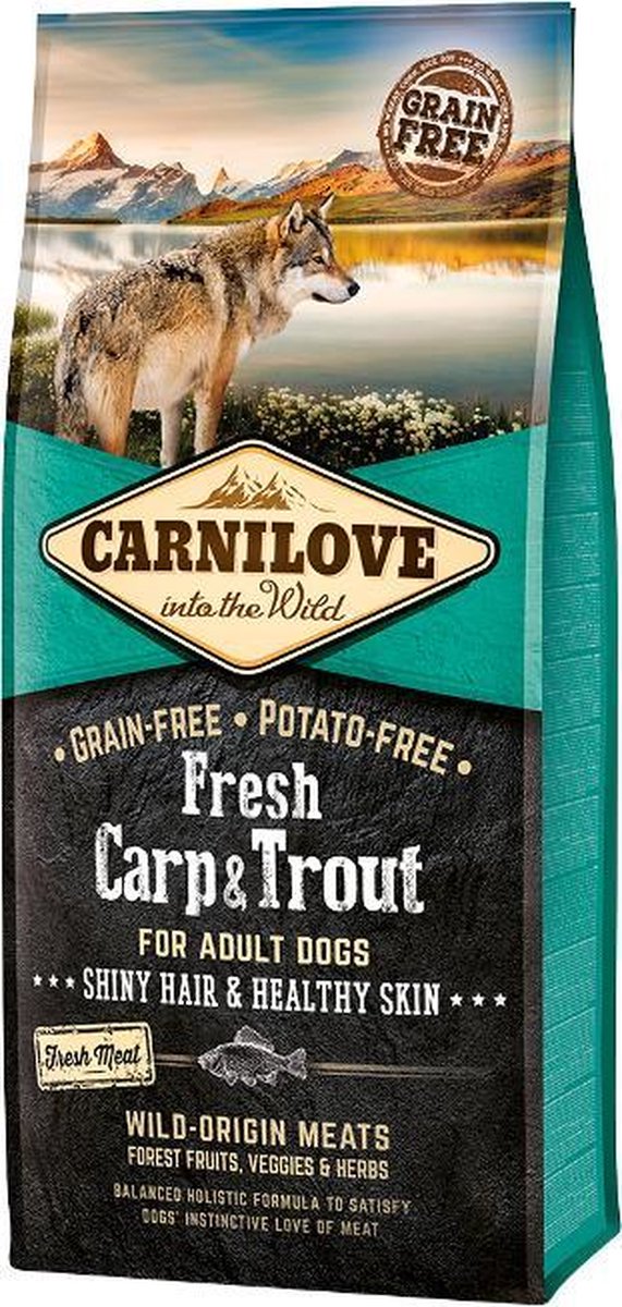 Carnilove Grain Free Fresh Carp & Trout Adult 12 kg