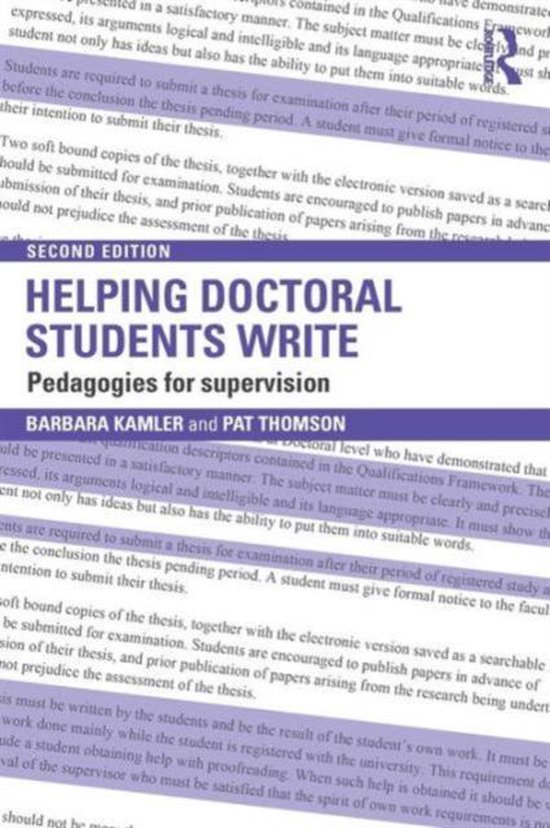 Helping Doctoral Students Write - cover