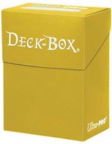 Speelgoed | Kaartspel - Deckbox Solid Yellow C30