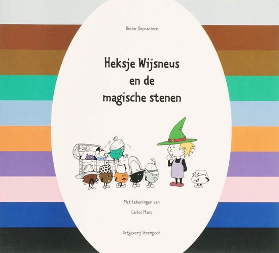 Cover van het boek 'Heksje Wijsneus en de magische stenen'