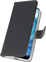 Booktype Telefoonhoesjes - Bookcase Hoesje - Wallet Case - Geschikt voor Nokia X5 5.1 Plus - Zwart