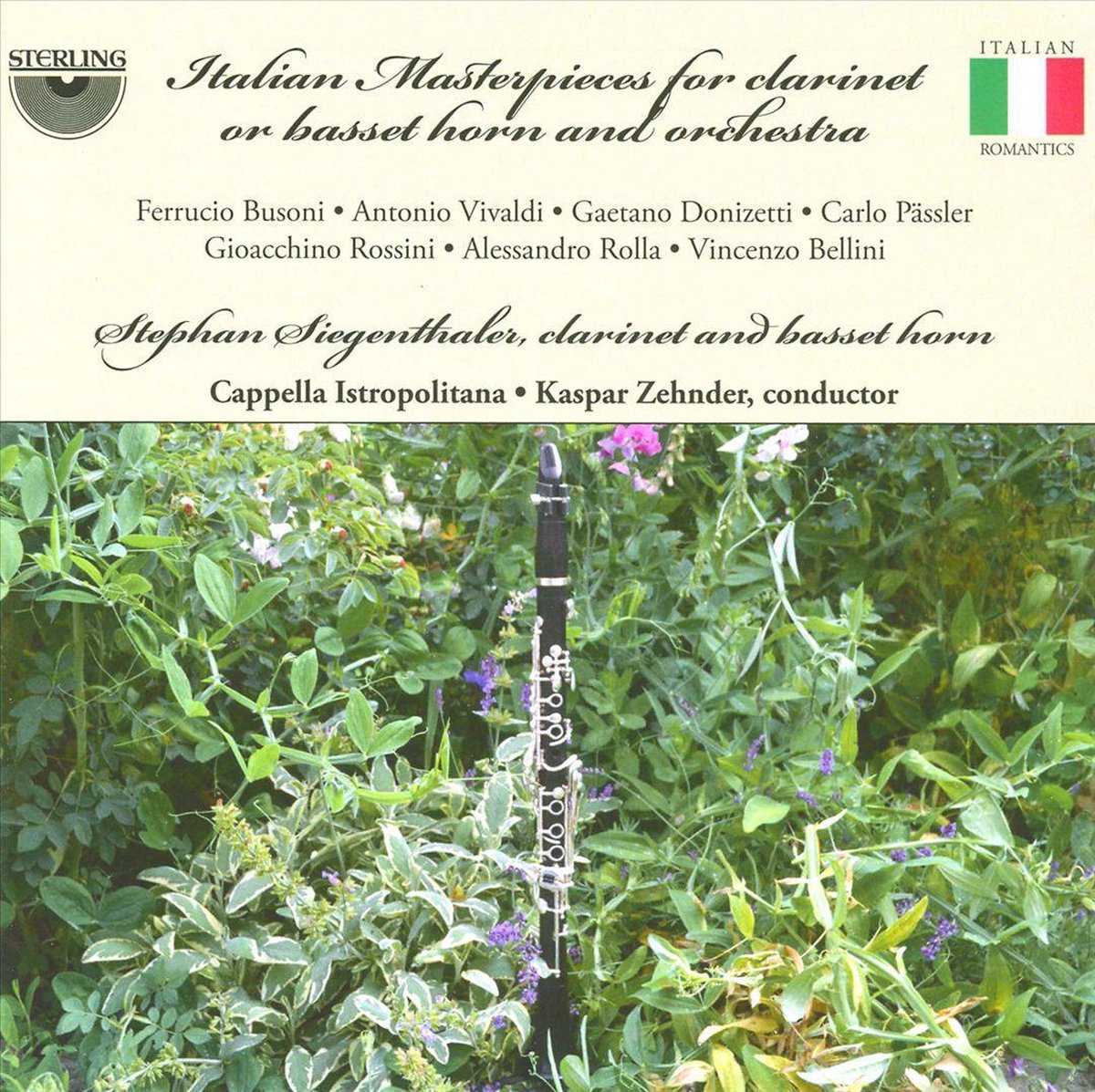 Siegenthaler/Cappella Istropolitana - Italian Masterpieces For Clarinet