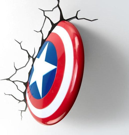 Marvel 3D Light "Captain America Shield" | bol.com