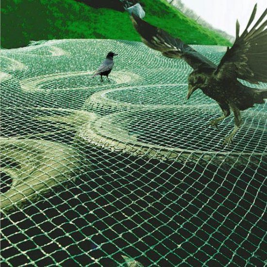 Extra Sterk Groen Vogelnet – 5 x 4 Meter - Tuinnet Vogels - Merkloos