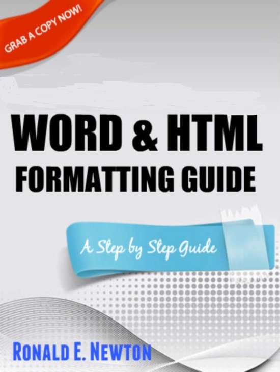 Kindle Word & HTML Formatting Guide - cover