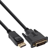 InLine 17117 video kabel adapter 0,3 m DisplayPort DVI-D Zwart