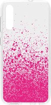 Design Backcover Samsung Galaxy A50 / A30s hoesje - Splatter Pink