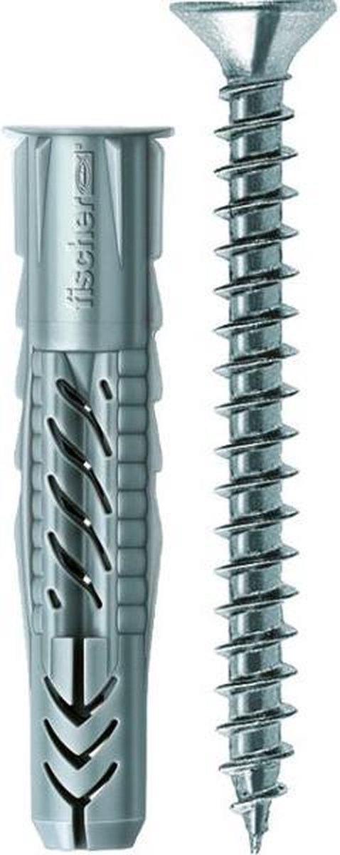 Fischer Universeel Plug/Schroef U x 8 x 50 RS/10 - 25 Stuks