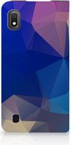 Stand Case Geschikt voor Samsung Galaxy A10 Polygon Dark