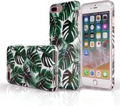 Xssive TPU Back Cover voor Apple iPhone 7 Plus / iPhone 8 Plus - Palm Blaadjes