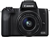 Canon EOS M50 + EF-M 15-45mm + EF-M 22mm / Zwart