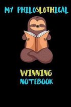 My Philoslothical Winning Notebook