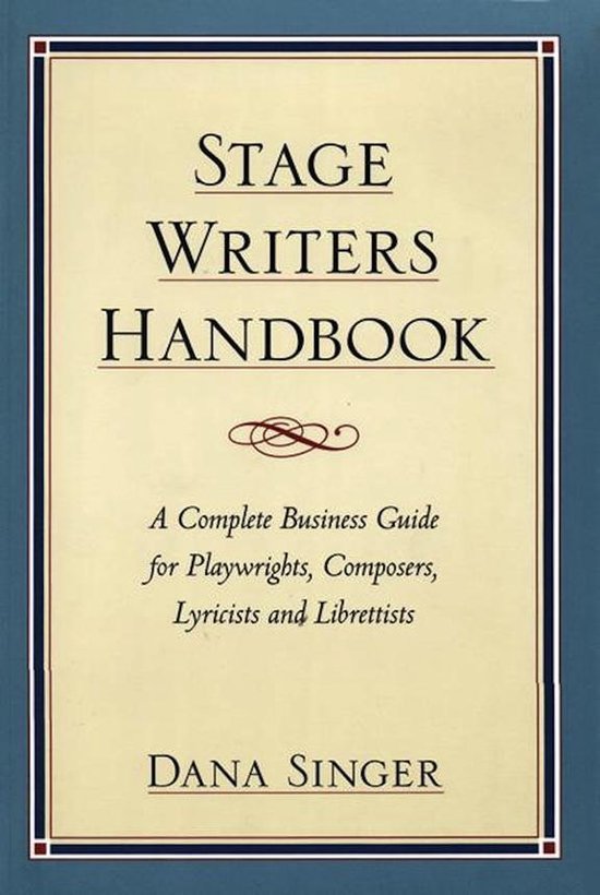 Stage Writers Handbook - cover