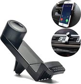 Universele Telefoon Houder Voor Ventilatierooster In de Auto / Universele Autohouder Zwart - 360 Graden Draaibaar / Rotatable - Car Mount Holder - Ventilatie Rooster (Apple iPhone