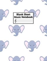 Blank Sheet Music Notebook